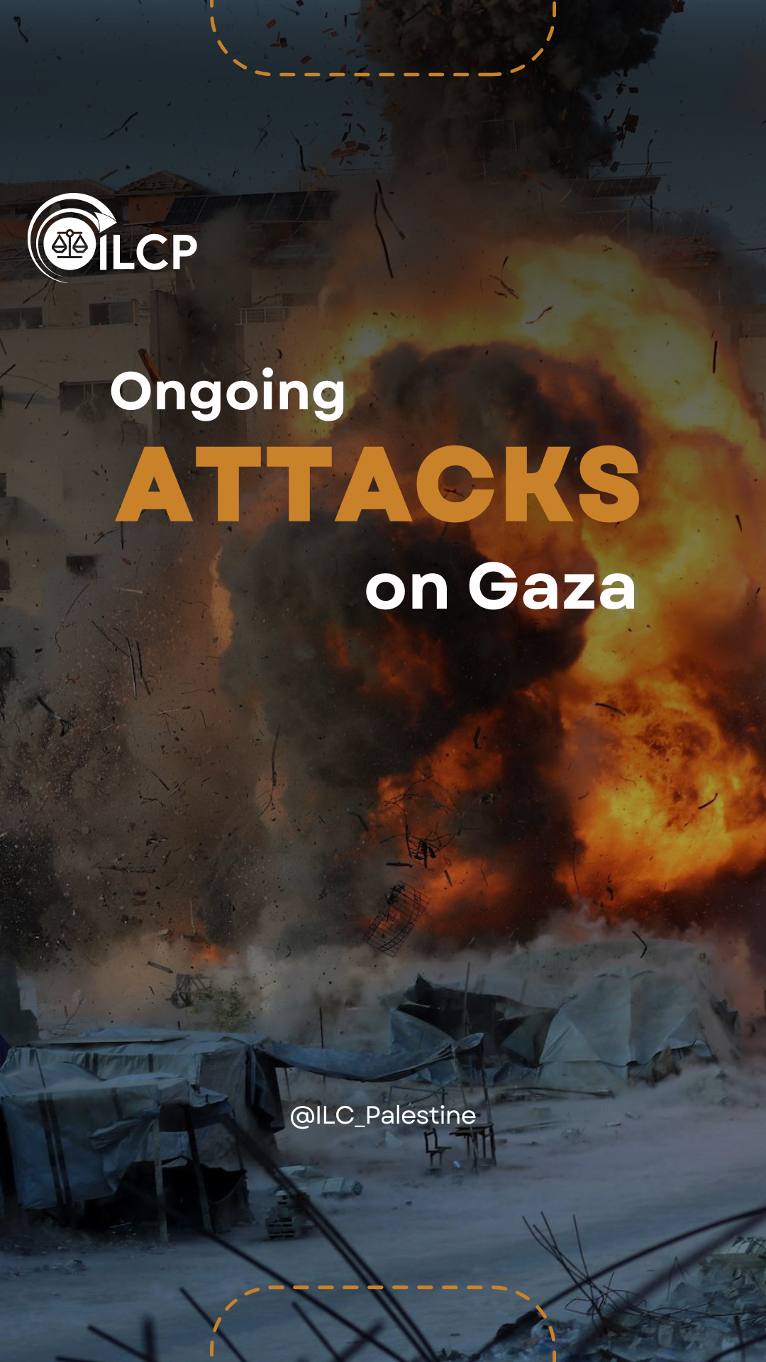 الهجمات المستمرة على غزة