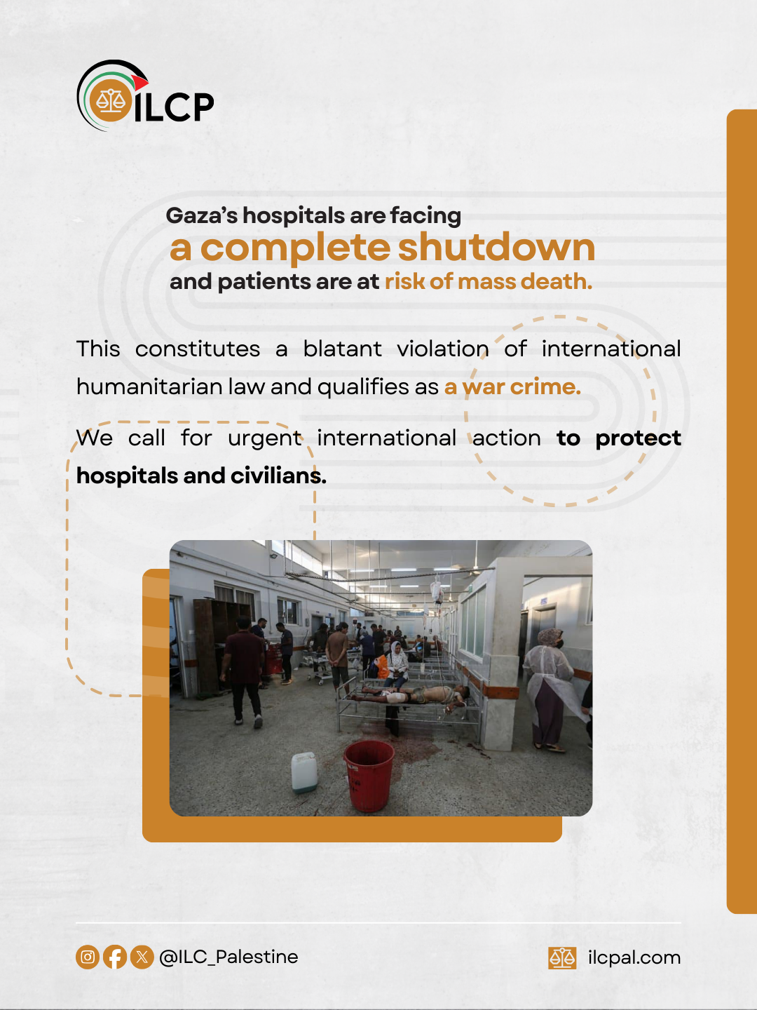The shutdown of Gaza’s hospitals
