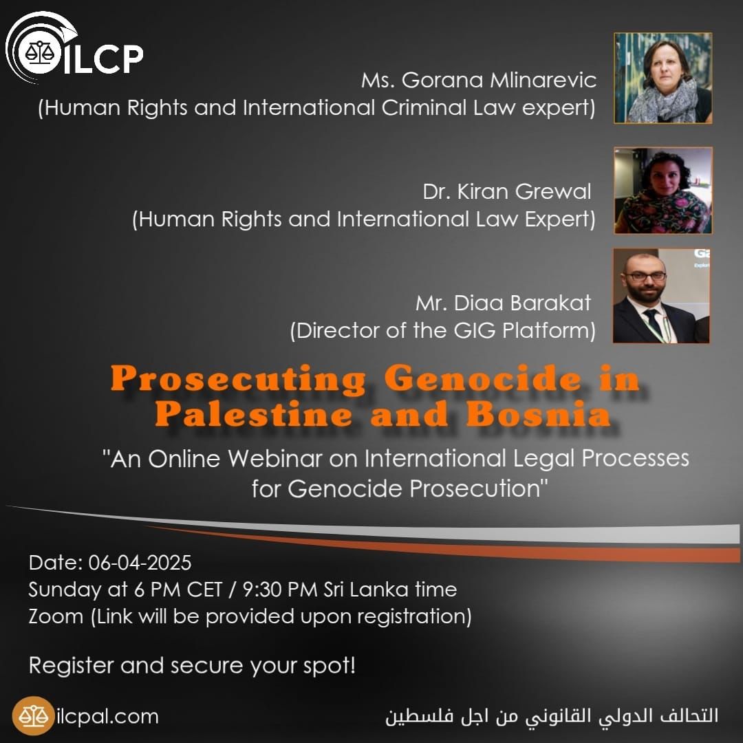 Prosecuting Genocide in Palestine and Bosnia