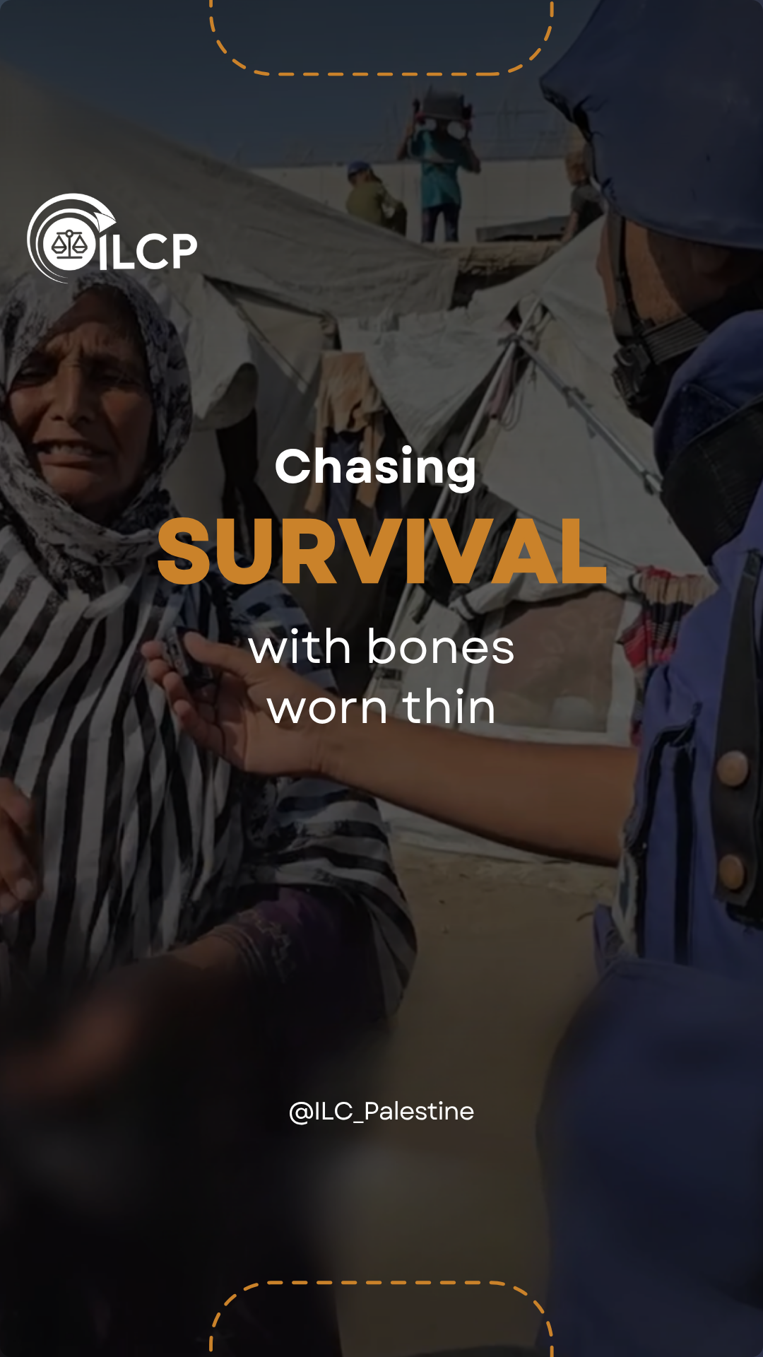 The elderly in Gaza are suffering