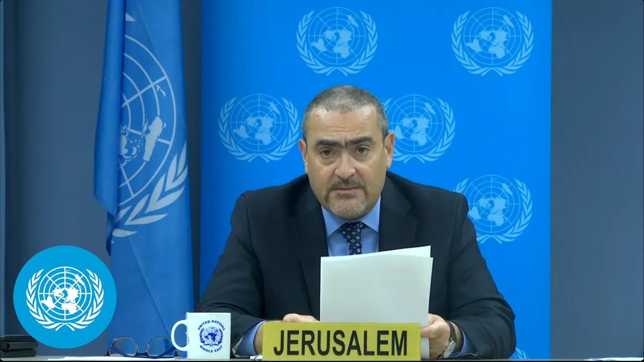 منسق الأمم المتحدة في فلسطين، رامز الأكبروف: